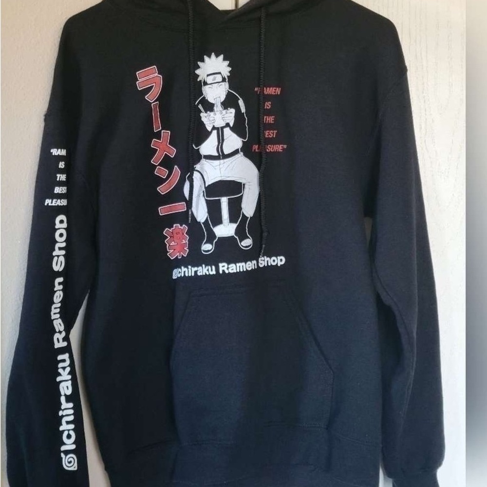 Black Graphic Hoodie